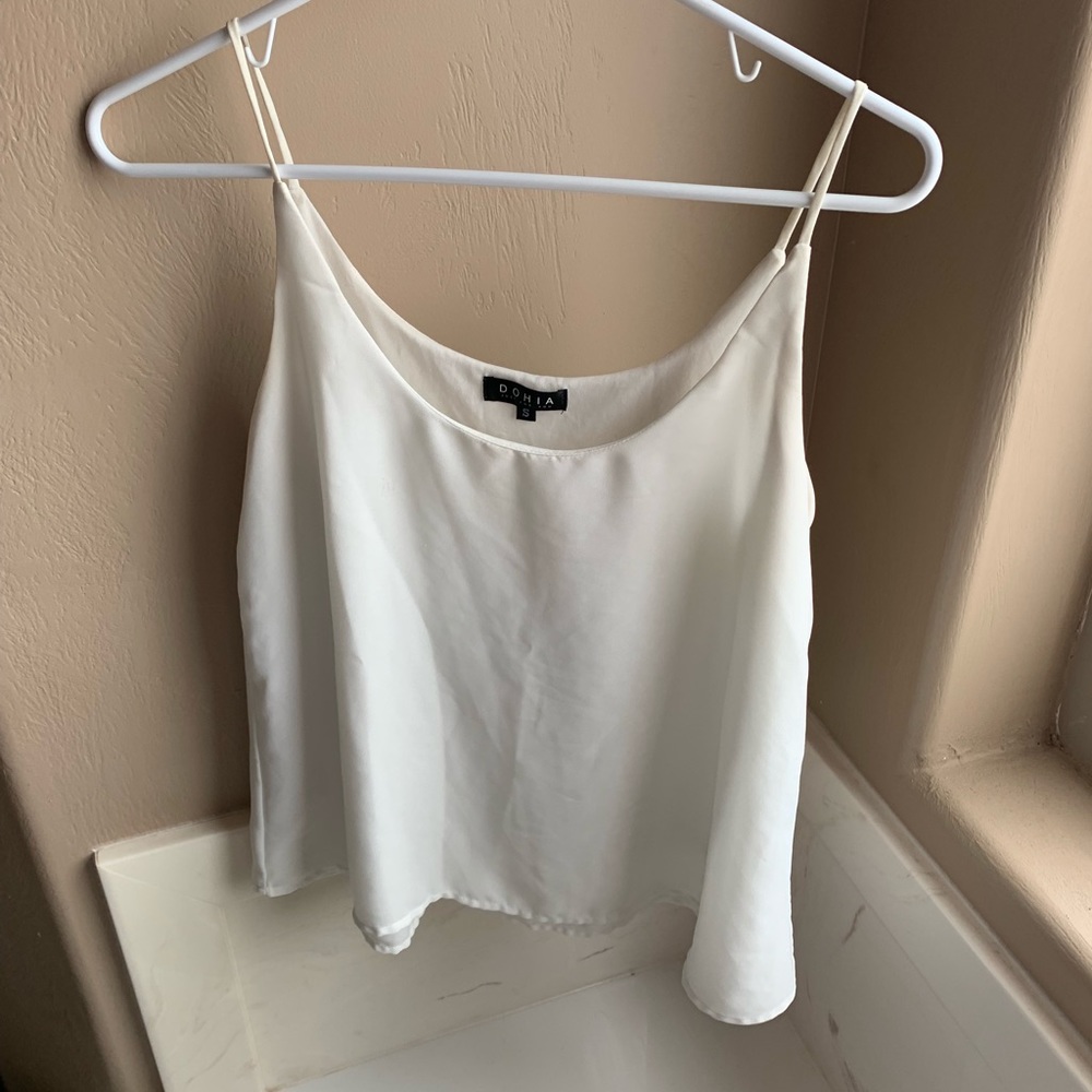 White tank top